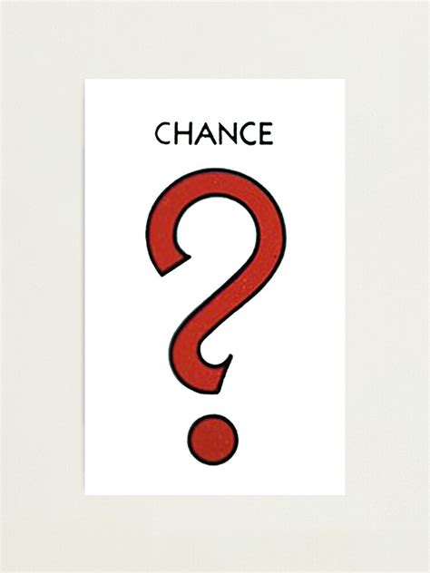 Chance card .